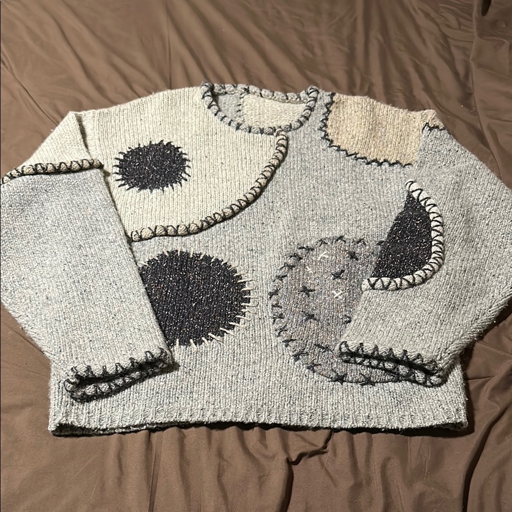 Graphic Vintage Wool sweater - Andrew Fezza Design Style
